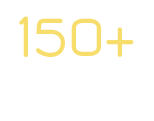 150+ Unique Organizations